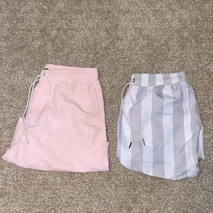 x1 Forever 21 Men Swim Shorts x1 AllFelix Swim Shorts(USED)